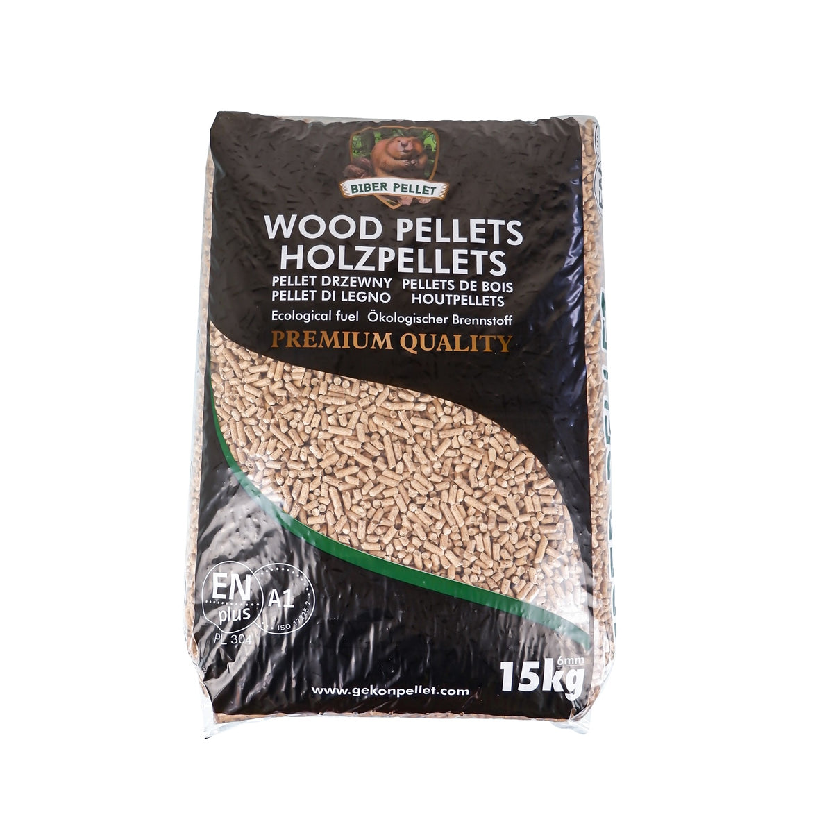 Nadelholz Pellets "Biber" 990 kg – ENplus A1 zertifiziert | Holzpelletsexpress