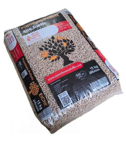 Eichen-Pellets "Naturbrennstoffe" 150 kg – für BBQ & Räuchern | Holzpelletsexpress