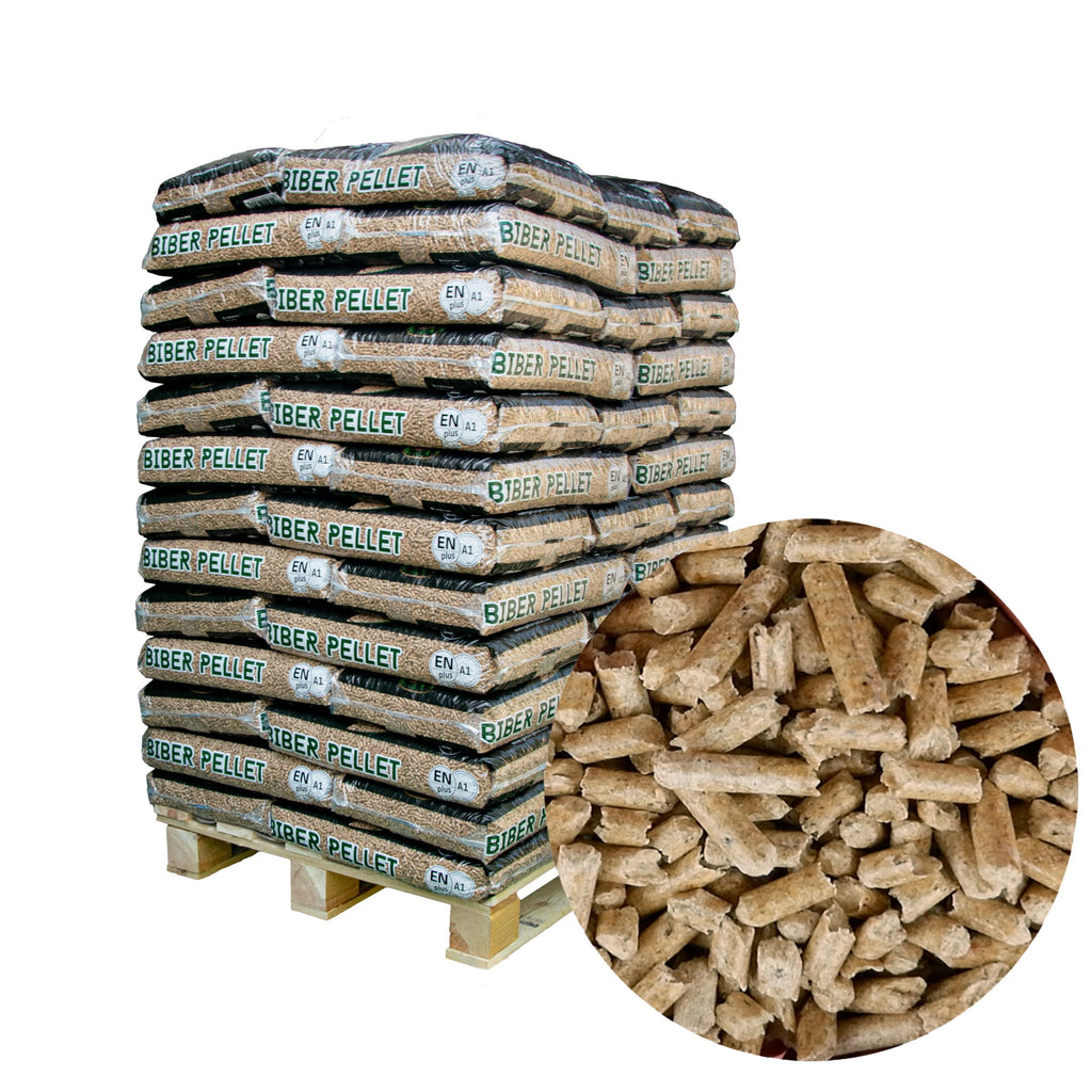 Nadelholz Pellets "Biber" 990 kg – ENplus A1 zertifiziert | Holzpelletsexpress