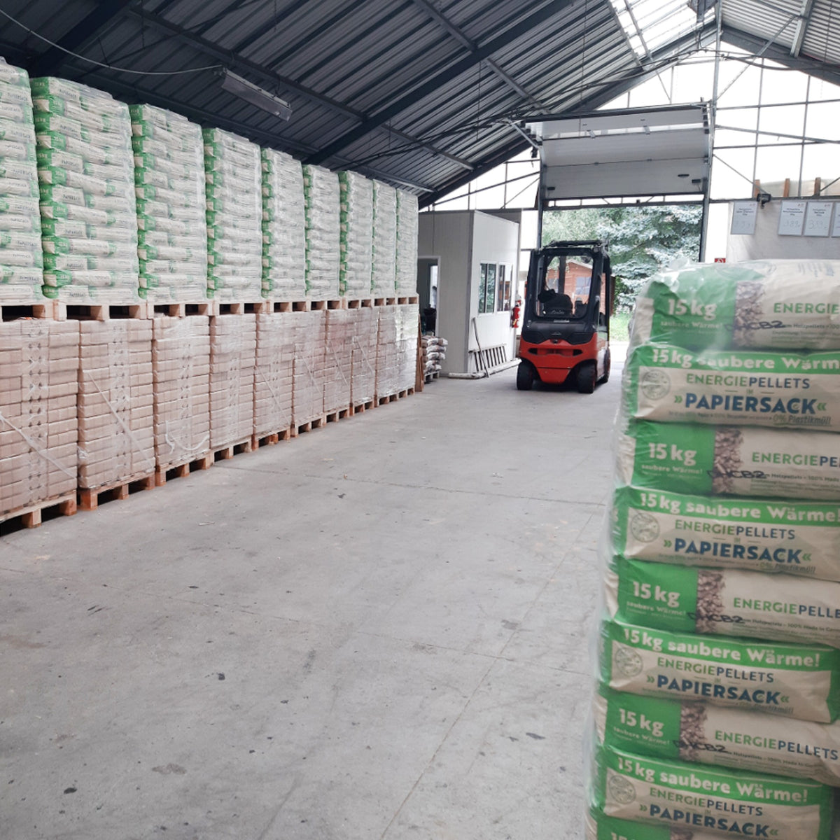 Deutsche Nadelholz-Pellets "EPH" 975 kg – Papier-Sack | Holzpelletsexpress