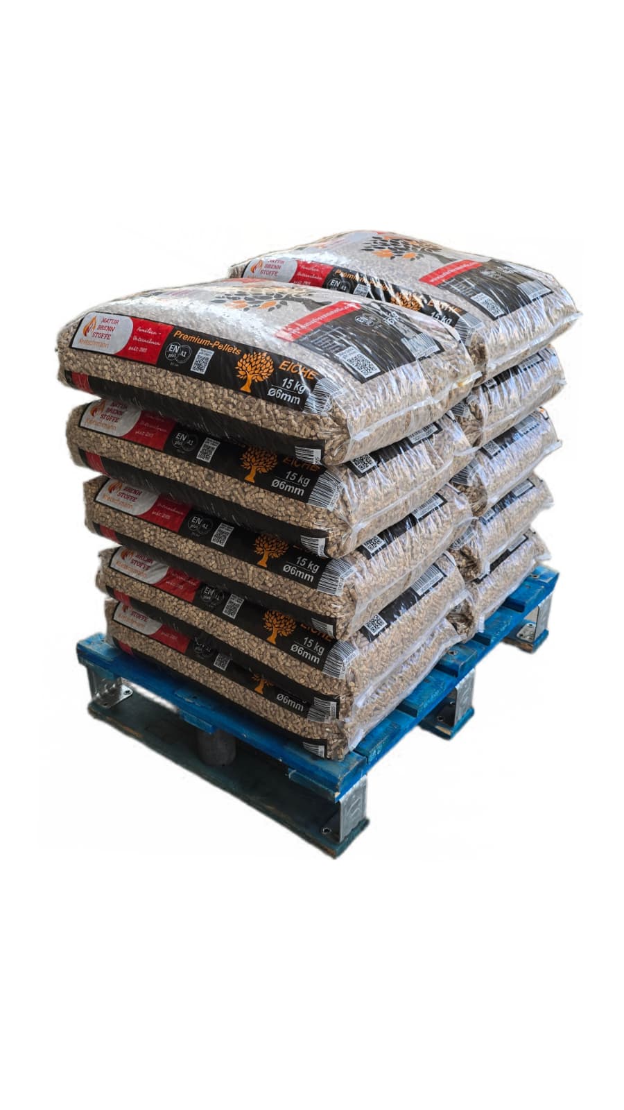 Eichen-Pellets "Naturbrennstoffe" 150 kg – für BBQ & Räuchern | Holzpelletsexpress