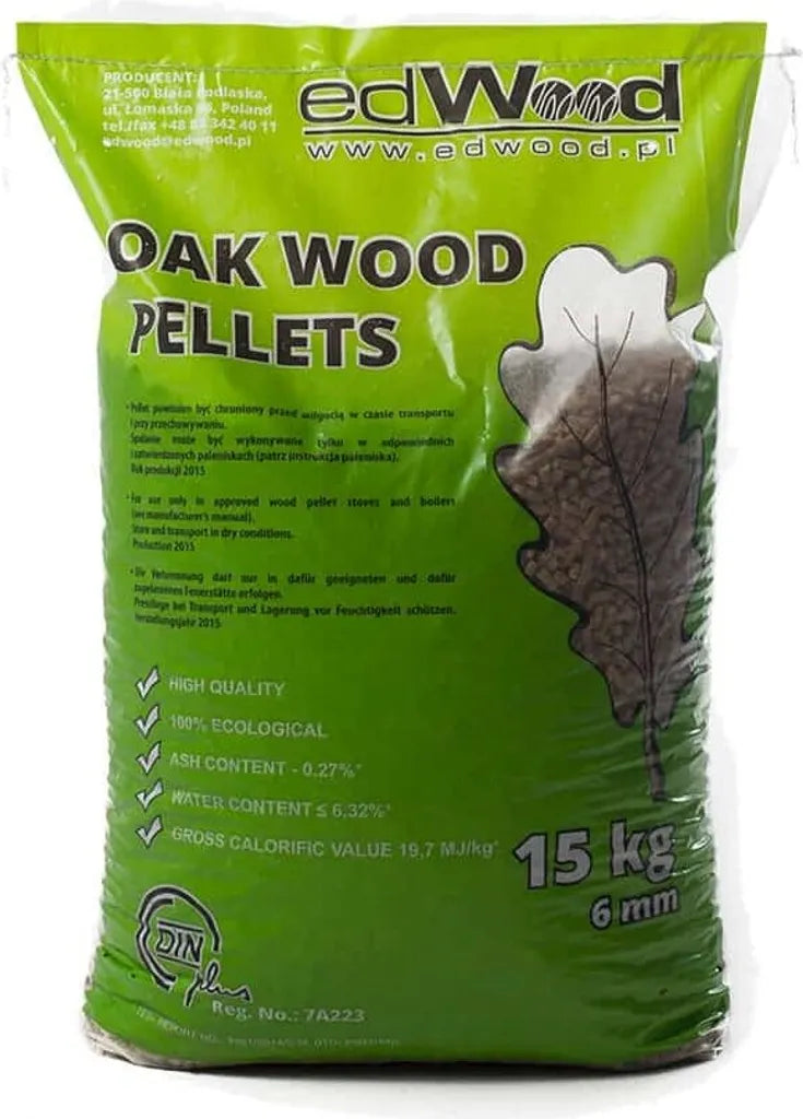 Hartholzpellets Eiche ENplus A1 975 kg – 6mm | Holzpelletsexpress