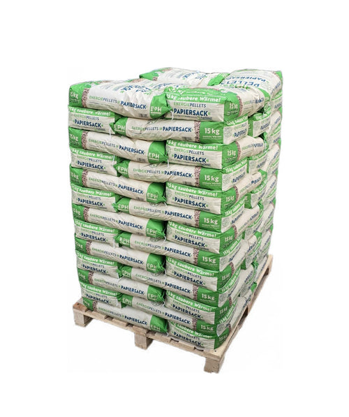 Deutsche Nadelholz-Pellets "EPH" 975 kg – Papier-Sack | Holzpelletsexpress